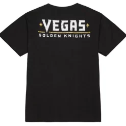 Men Mitchell & Ness T-Shirts & Tops-Team Og Premium Ss Tee Vegas Golden Knights