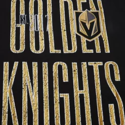 Men Mitchell & Ness T-Shirts & Tops-Team Og Premium Ss Tee Vegas Golden Knights