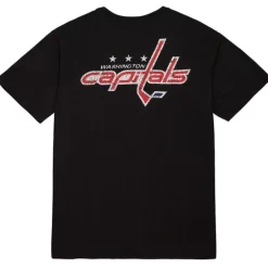 Men Mitchell & Ness T-Shirts & Tops-Team Og Premium Ss Tee Washington Capitals