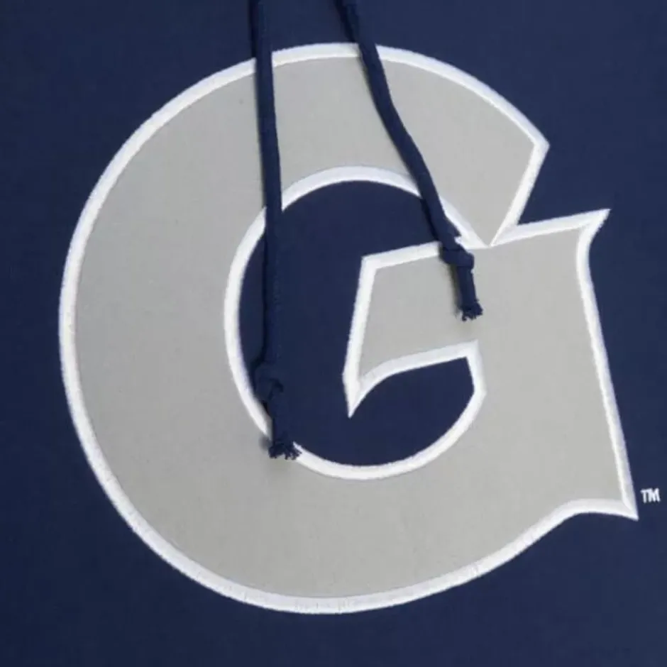 Men Mitchell & Ness Hoodies & Sweatshirts-Team Origins Fleece Hoody Georgetown University