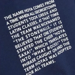 Men Mitchell & Ness Hoodies & Sweatshirts-Team Origins Fleece Hoody Georgetown University