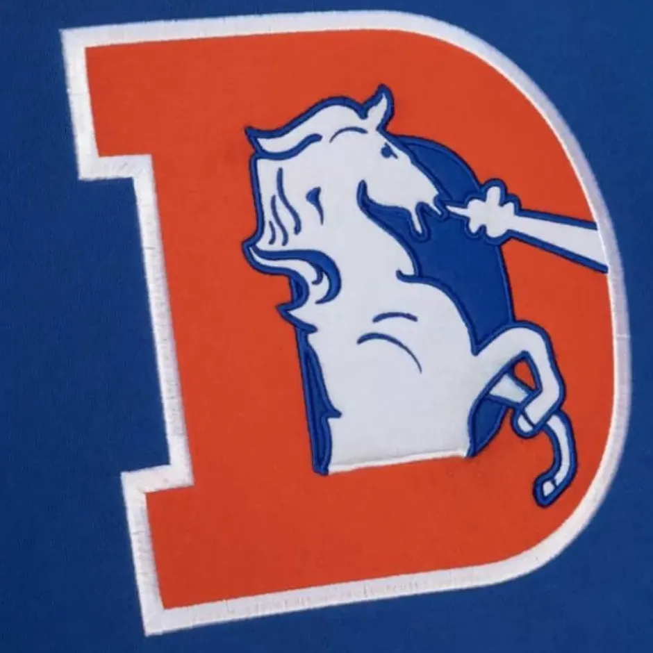 Men Mitchell & Ness Hoodies & Sweatshirts-Team Origins Fleece Hoody Denver Broncos