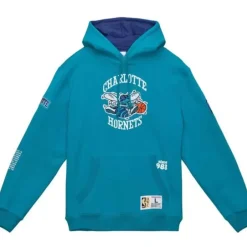 Men Mitchell & Ness Hoodies & Sweatshirts-Team Origins Fleece Hoody Charlotte Hornets