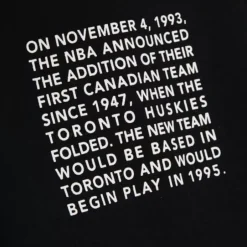 Men Mitchell & Ness Hoodies & Sweatshirts-Team Origins Fleece Hoody Toronto Raptors