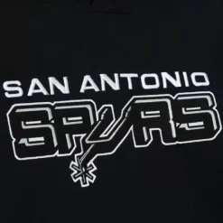 Men Mitchell & Ness Hoodies & Sweatshirts-Team Origins Fleece Hoody San Antonio Spurs