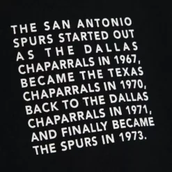 Men Mitchell & Ness Hoodies & Sweatshirts-Team Origins Fleece Hoody San Antonio Spurs