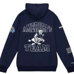 Men Mitchell & Ness Hoodies & Sweatshirts-Team Origins Fleece Hoody Dallas Cowboys