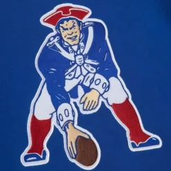 Men Mitchell & Ness Hoodies & Sweatshirts-Team Origins Fleece Hoody New England Patriots