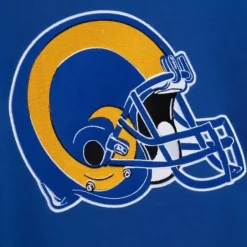 Men Mitchell & Ness Hoodies & Sweatshirts-Team Origins Fleece Hoody Los Angeles Rams