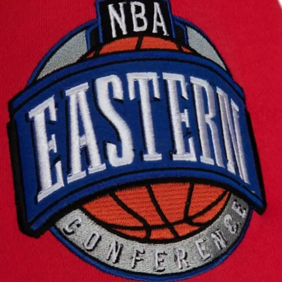 Men Mitchell & Ness Hoodies & Sweatshirts-Team Origins Fleece Hoody Atlanta Hawks