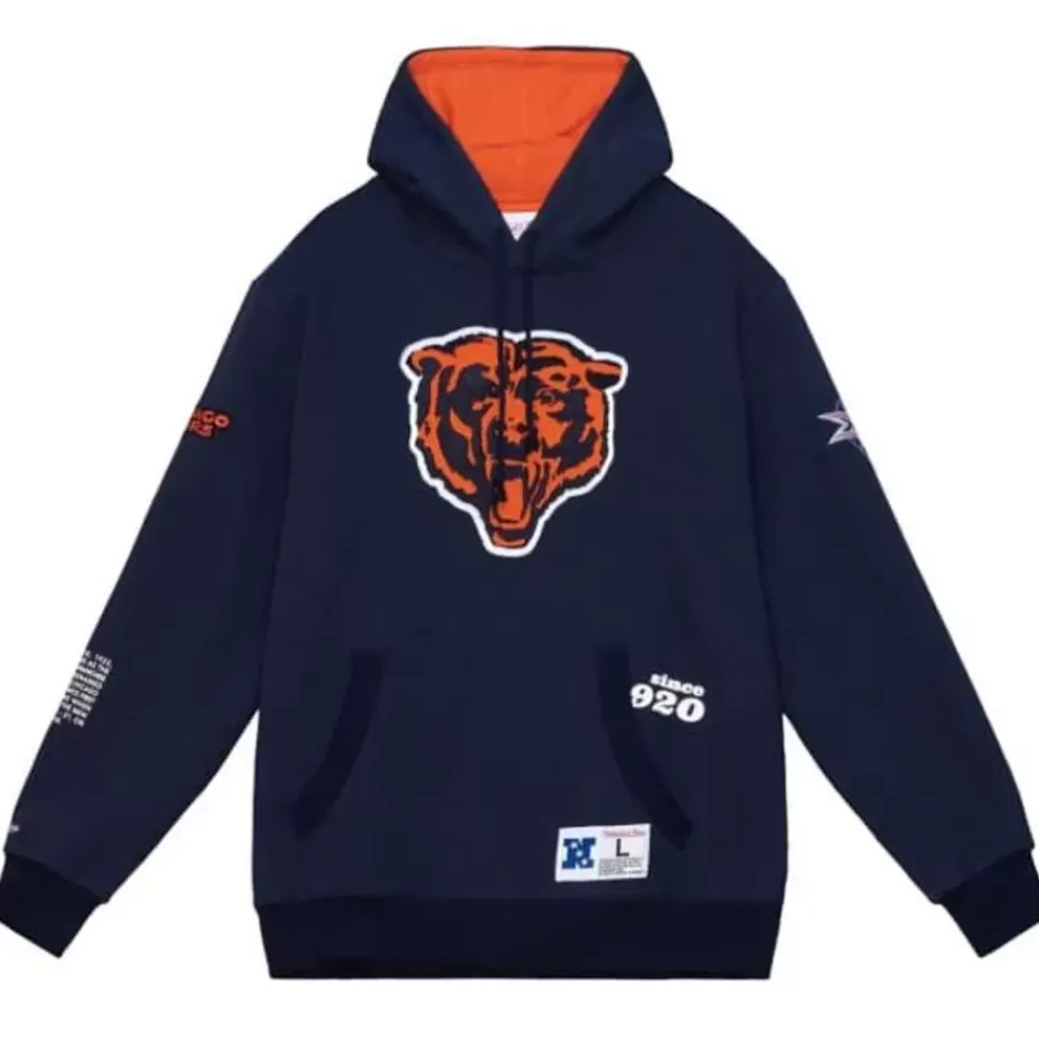 Men Mitchell & Ness Hoodies & Sweatshirts-Team Origins Fleece Hoody Chicago Bears