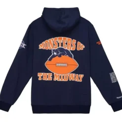 Men Mitchell & Ness Hoodies & Sweatshirts-Team Origins Fleece Hoody Chicago Bears