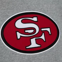 Men Mitchell & Ness Hoodies & Sweatshirts-Team Origins Fleece Hoody San Francisco 49Ers
