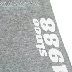 Men Mitchell & Ness Pants-Team Origins Fleece Pant Miami Heat