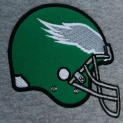 Men Mitchell & Ness Pants-Team Origins Fleece Pant Philadelphia Eagles