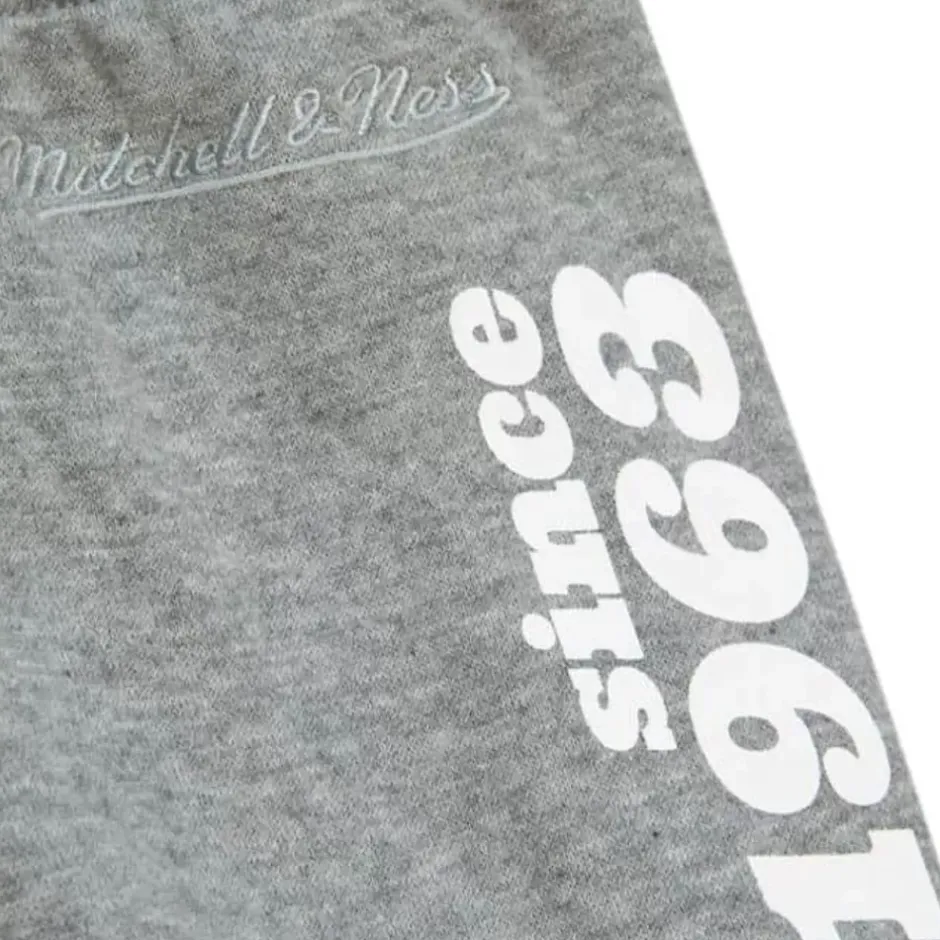 Men Mitchell & Ness Pants-Team Origins Fleece Pant Philadelphia 76Ers
