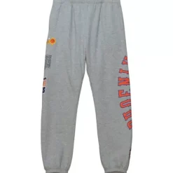 Men Mitchell & Ness Pants-Team Origins Fleece Pant Phoenix Suns