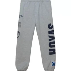 Men Mitchell & Ness Pants-Team Origins Fleece Pant Georgetown University