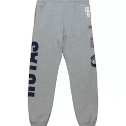 Men Mitchell & Ness Pants-Team Origins Fleece Pant Georgetown University