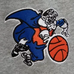 Men Mitchell & Ness Pants-Team Origins Fleece Pant New York Knicks