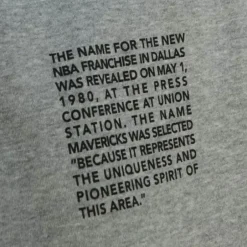 Men Mitchell & Ness Pants-Team Origins Fleece Pant Dallas Mavericks