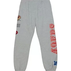 Men Mitchell & Ness Pants-Team Origins Fleece Pant San Francisco 49Ers
