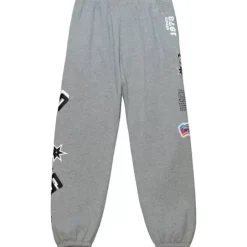 Men Mitchell & Ness Pants-Team Origins Fleece Pant San Antonio Spurs