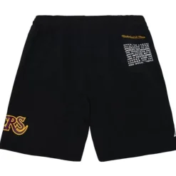 Men Mitchell & Ness Shorts-Team Origins Fleece Short Los Angeles Lakers