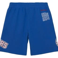 Men Mitchell & Ness Shorts-Team Origins Fleece Short Philadelphia 76Ers