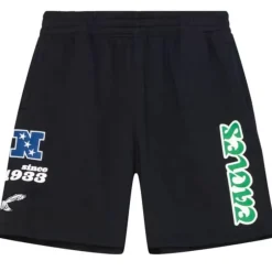 Men Mitchell & Ness Shorts-Team Origins Fleece Short Philadelphia Eagles