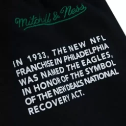 Men Mitchell & Ness Shorts-Team Origins Fleece Short Philadelphia Eagles