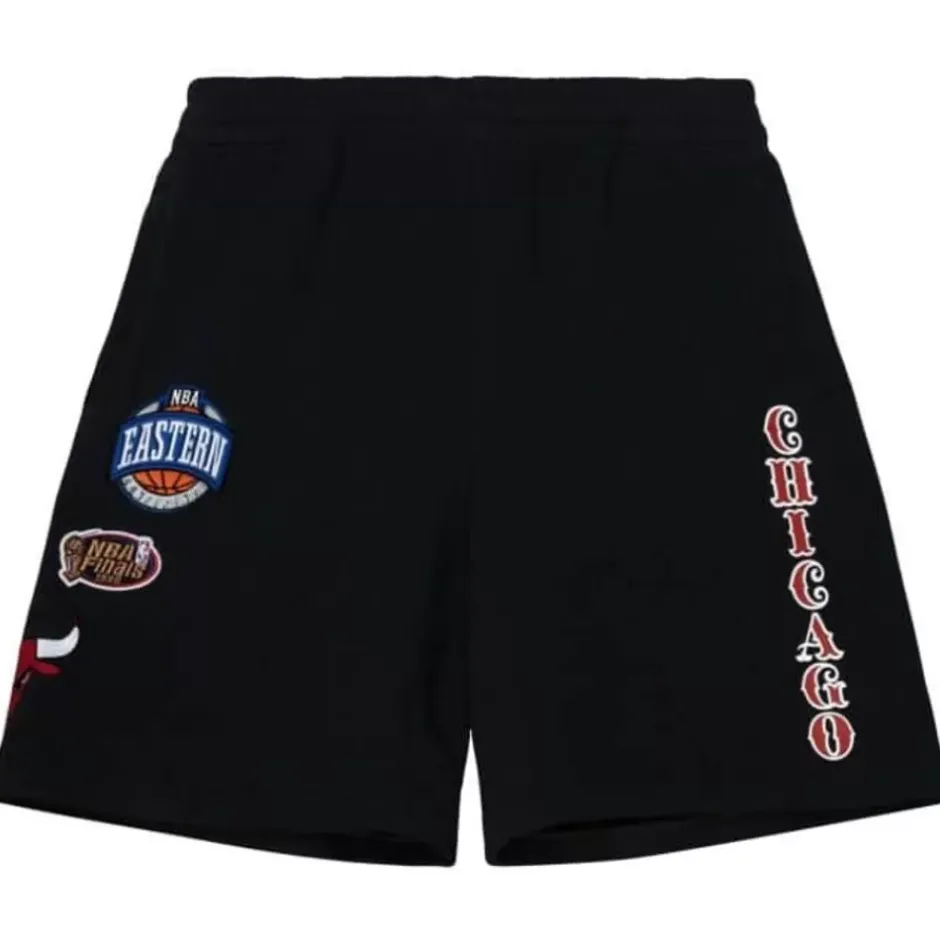 Men Mitchell & Ness Shorts-Team Origins Fleece Short Chicago Bulls