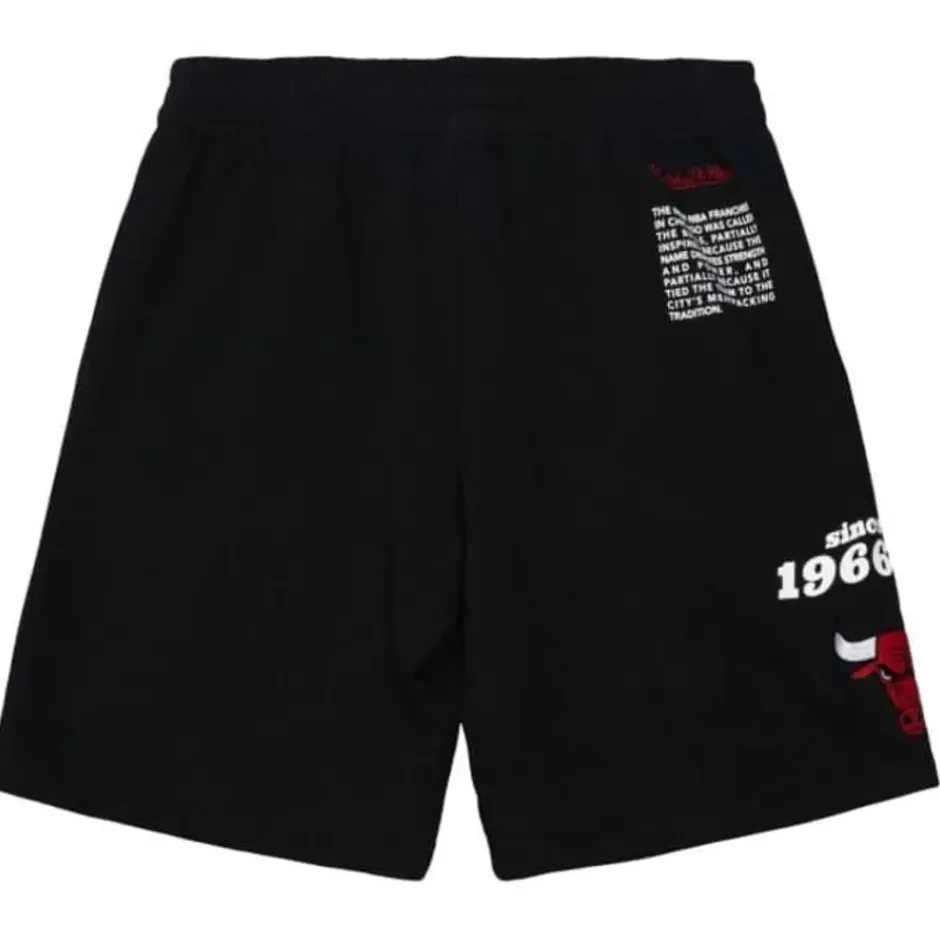 Men Mitchell & Ness Shorts-Team Origins Fleece Short Chicago Bulls