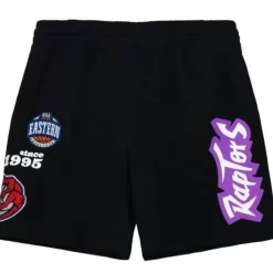 Men Mitchell & Ness Shorts-Team Origins Fleece Short Toronto Raptors
