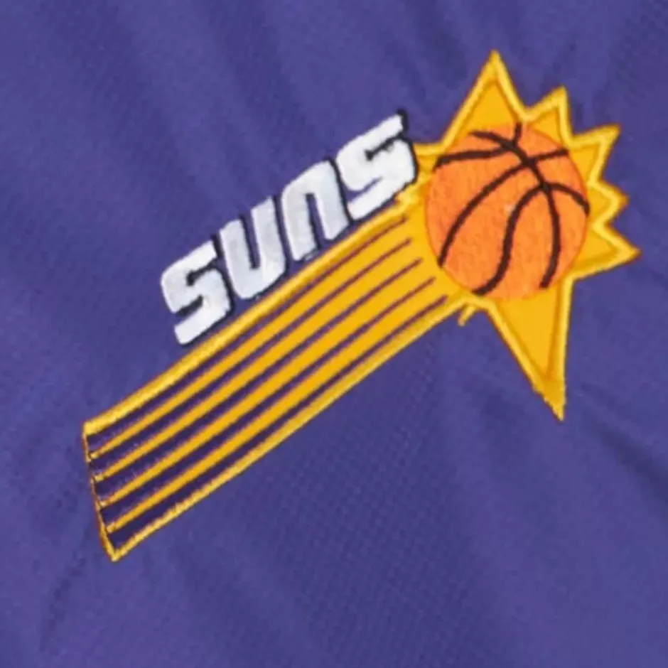 Men Mitchell & Ness Jackets & Outerwear-Team Origins Pullover Anorak Phoenix Suns