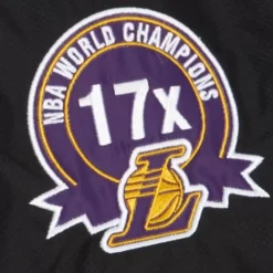 Men Mitchell & Ness Jackets & Outerwear-Team Origins Pullover Anorak Los Angeles Lakers