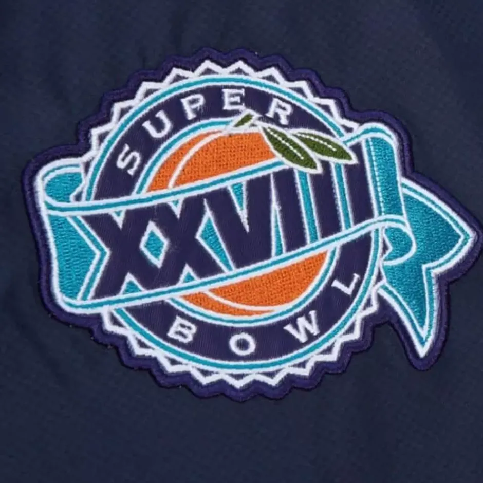 Men Mitchell & Ness Jackets & Outerwear-Team Origins Pullover Anorak Dallas Cowboys