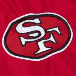 Men Mitchell & Ness Jackets & Outerwear-Team Origins Pullover Anorak San Francisco 49Ers