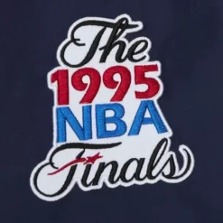 Men Mitchell & Ness Jackets & Outerwear-Team Origins Pullover Anorak Houston Rockets