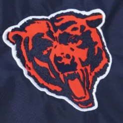 Men Mitchell & Ness Jackets & Outerwear-Team Origins Pullover Anorak Chicago Bears