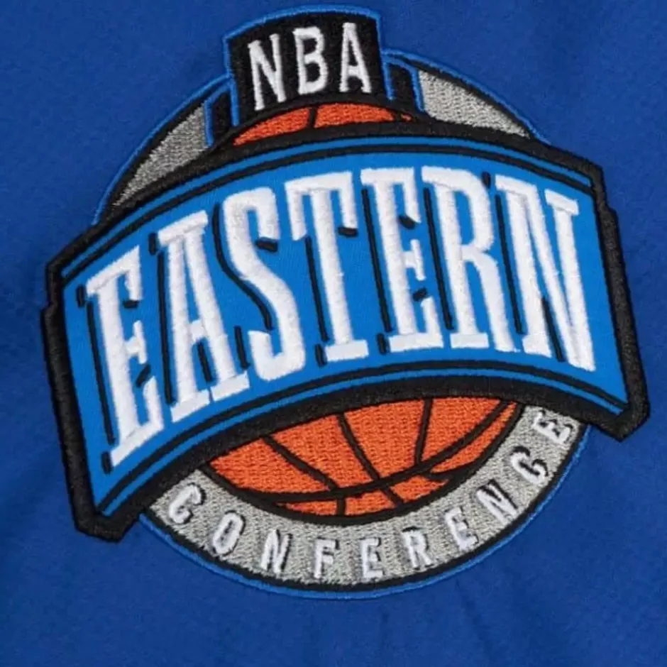 Men Mitchell & Ness Jackets & Outerwear-Team Origins Pullover Anorak New York Knicks