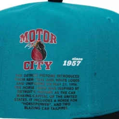 Mitchell & Ness Snapback-Team Origins Snapback Hwc Detroit Pistons