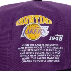 Mitchell & Ness Snapback-Team Origins Snapback Hwc Los Angeles Lakers