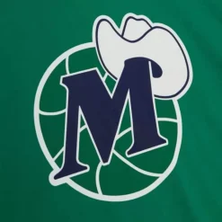 Men Mitchell & Ness T-Shirts & Tops-Team Origins S/S Top Dallas Mavericks