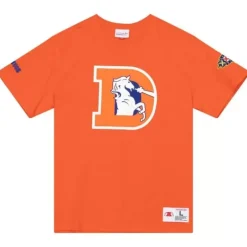 Men Mitchell & Ness T-Shirts & Tops-Team Origins S/S Top Denver Broncos