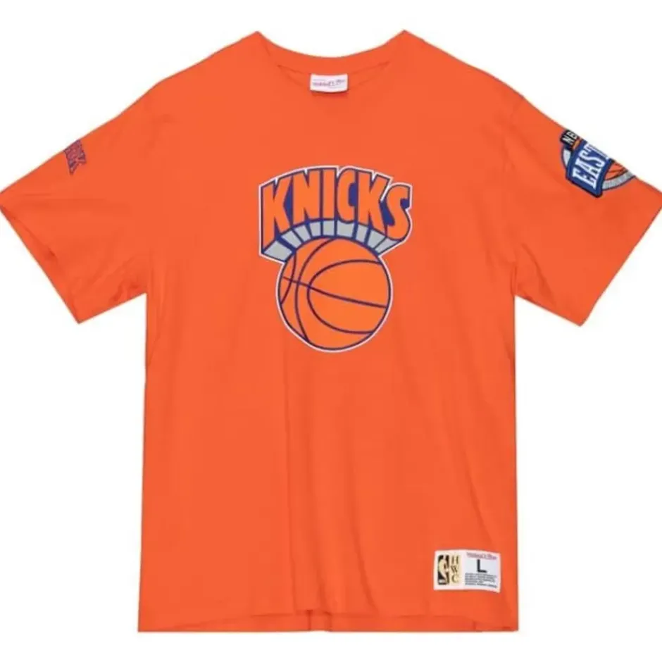 Men Mitchell & Ness T-Shirts & Tops-Team Origins S/S Top New York Knicks
