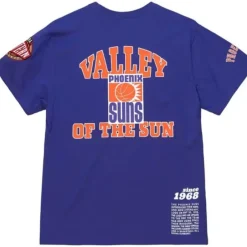 Men Mitchell & Ness T-Shirts & Tops-Team Origins S/S Top Phoenix Suns