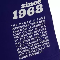 Men Mitchell & Ness T-Shirts & Tops-Team Origins S/S Top Phoenix Suns