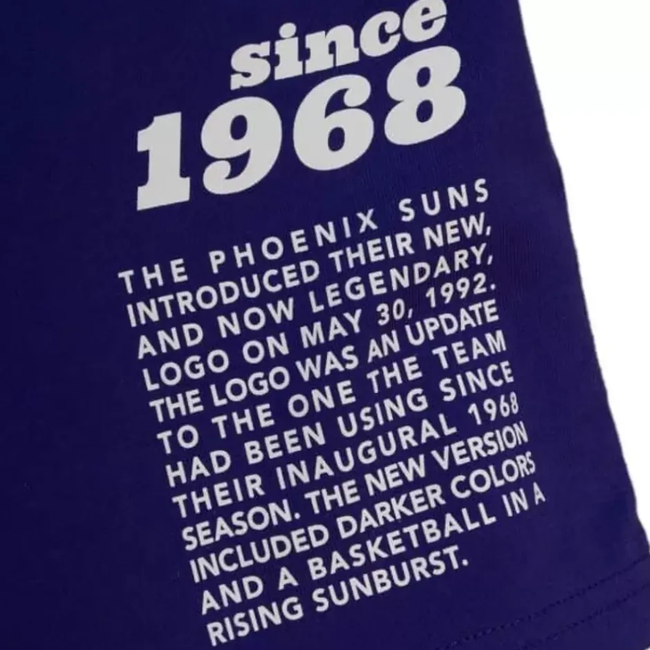 Men Mitchell & Ness T-Shirts & Tops-Team Origins S/S Top Phoenix Suns