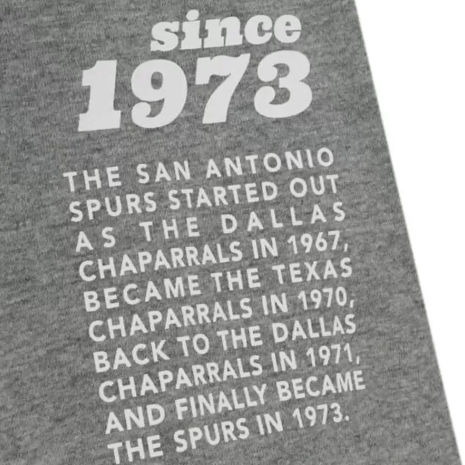 Men Mitchell & Ness T-Shirts & Tops-Team Origins S/S Top San Antonio Spurs